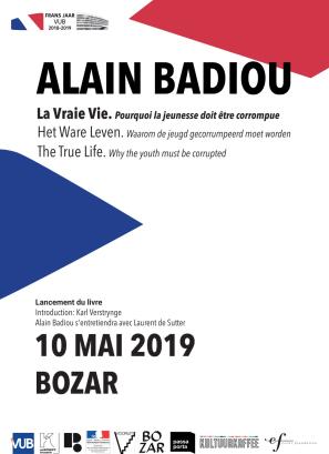 Alain Badiou poster